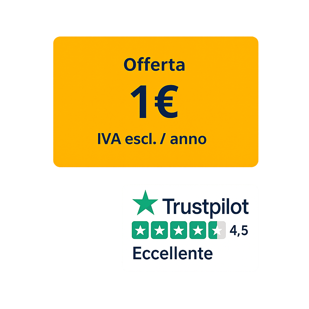Offerta PEC IONOS a 1 euro con recensioni Trustpilot eccellenti